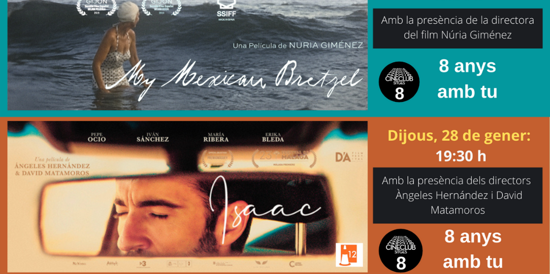 Cineclub Sitges celebra el seu 8è aniversari amb una programació especial
