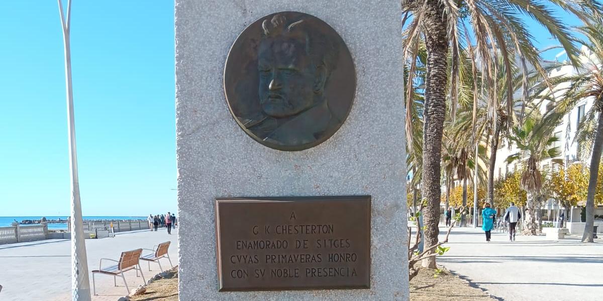 L’Ajuntament de Sitges restaura el monument commemoratiu a G. K Chesterton