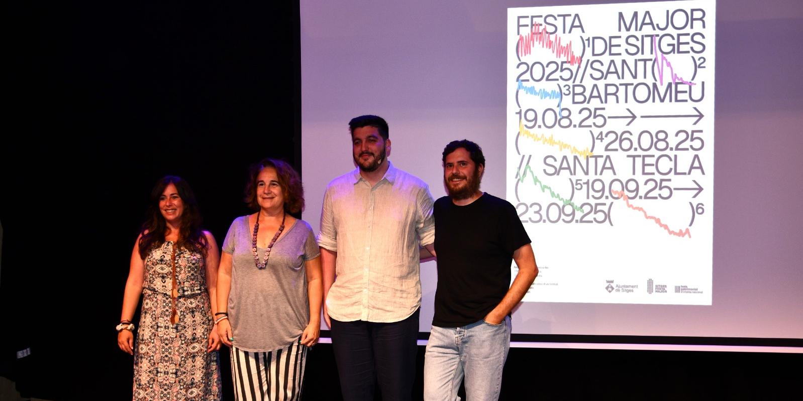 La Festa Major de Sitges 2025 presenta la imatge gràfica amb el so com a protagonista 
