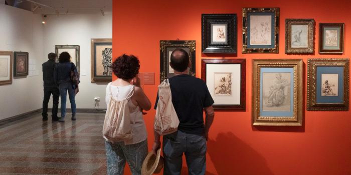 Jornada de Portes Obertes de Santa Tecla a l'exposició 'L'elogi del dibuix. Col·lecció Manuel Puig'